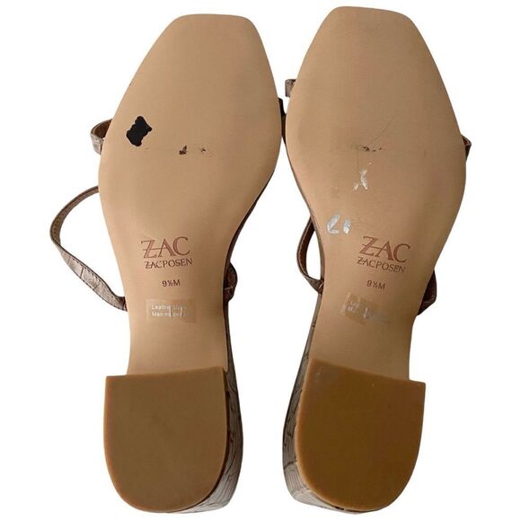 Zac Posen Saint Slide Square Toe Sandal in Size 9.5M - Picture 4 of 11